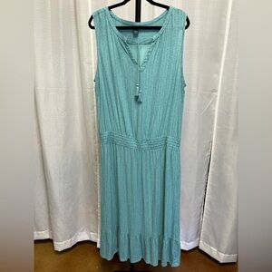 prAna Sentinel Maxi Dress in blue | size XL